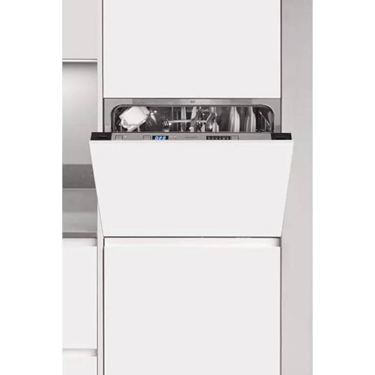 Exquisit EGSP1060-E-030D, Einbau Geschirrspüler für 6 Maßgedecke, 49 dB, 6 Programme, Startzeitverzögerung, schwarz – Bild 1