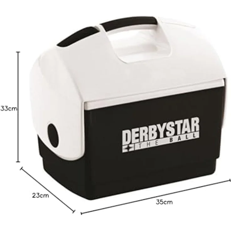 Derbystar Kühlbox 4514000120, 10 l, kompakt in Schwarz-Weiß mit hoher Kühlleistung – Bild 2