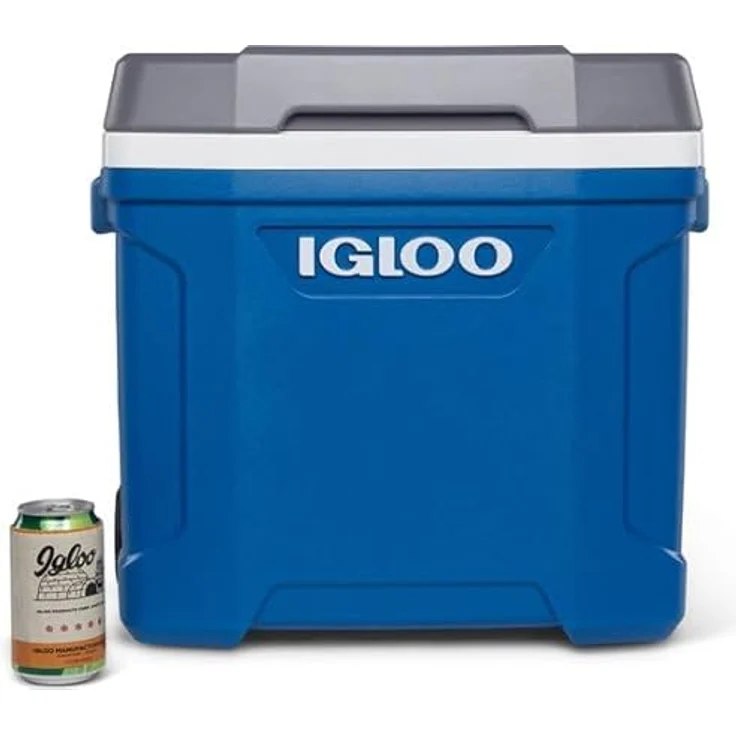 Igloo Latitude, Kühlbox mit 28 Litern Volumen, ThermeCool-Isolierung und robustem Kunststoff, blau – Bild 7
