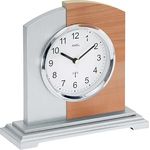 AMS Funktischuhr F5146, elegante Tischuhr Made in Germany, geschmackvolles Design für jeden Wohnraum