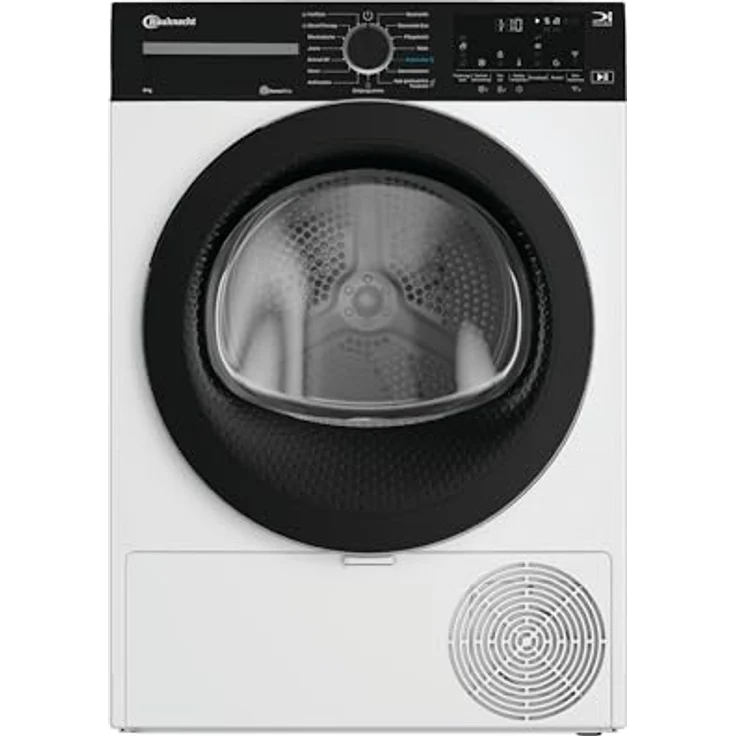Bauknecht BD IS 8C WBS Wärmepumpentrockner 8kg, Silent Spin, IronEase, Adaptive Dry, Energieeffizienz C – Bild 1