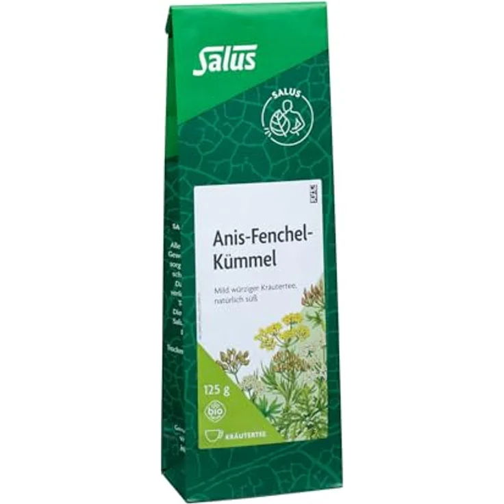 Salus Anis Fenchel Kümmel Bio, Teemischung aus hochwertigen Bio-Zutaten, 125 g – Bild 3