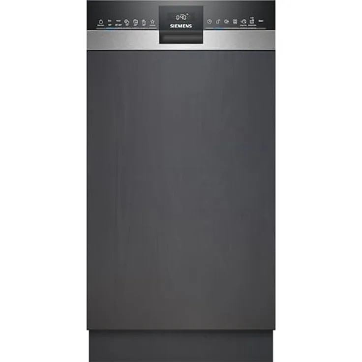 Siemens iQ500, Teilintegrierter Geschirrspüler, 45 cm, Edelstahl, SR55ZS10ME