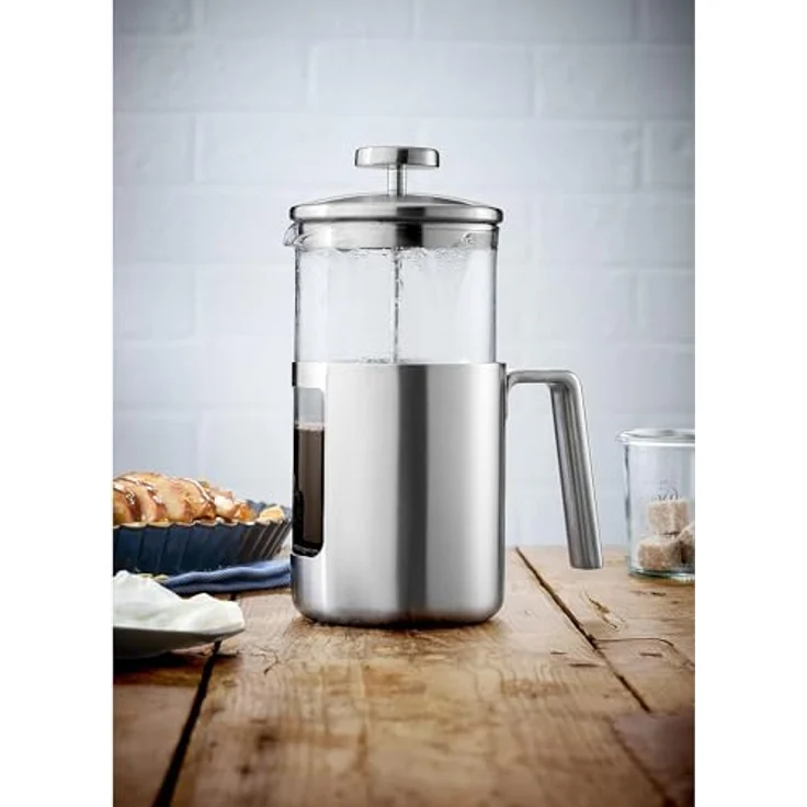WMF Coffeepress Kult French Press Kaffeebereiter für acht Tassen Cromargan Edelstahl rostfrei mattiert – Bild 2