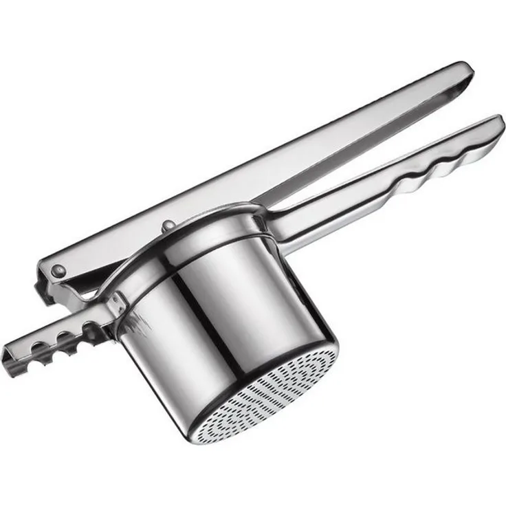 Neuetischkultur Kartoffelpresse PROFI, Edelstahl, effektive Lochung für lockeren Brei, 27,5 cm Länge, 10,8 cm Höhe, 9,2 cm Ø