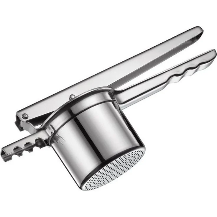 Neuetischkultur Kartoffelpresse PROFI, Edelstahl, effektive Lochung für lockeren Brei, 27,5 cm Länge, 10,8 cm Höhe, 9,2 cm Ø
