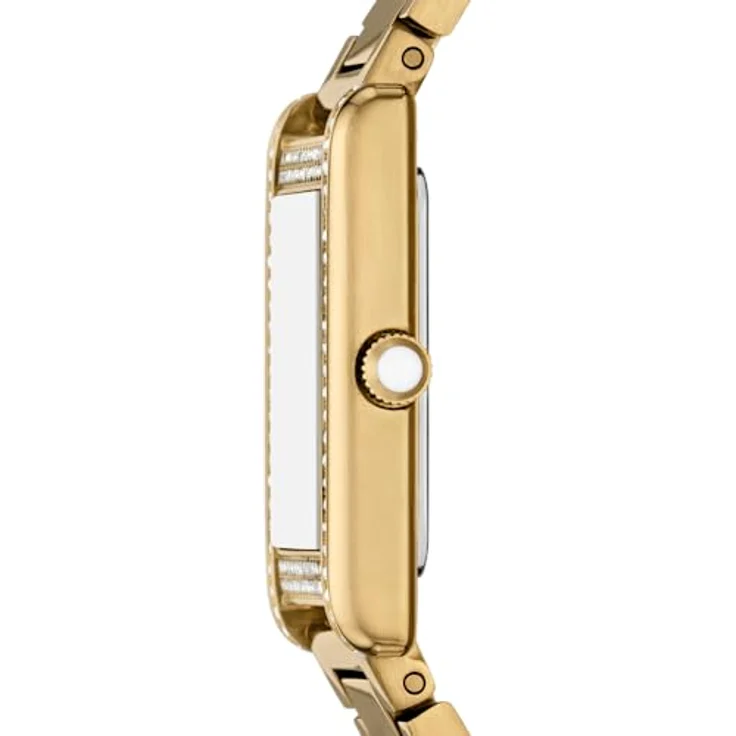 EMPORIO ARMANI Damen Analog Quarz Uhr AR11659, goldfarbenes Edelstahl-Armband, 22-mm-Gehäuse, 50 m wasserdicht – Bild 4