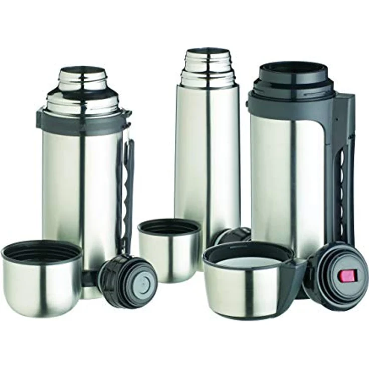 KitchenCraft Master Class Thermoskanne, Edelstahl, 750 ml – Bild 5