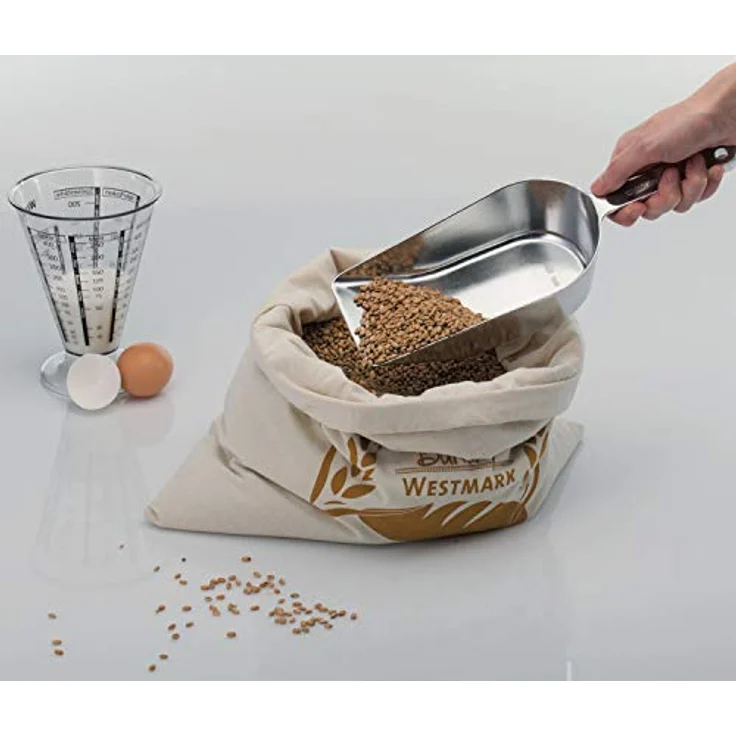 Westmark Back-/Abwiege-/Abfüllschaufel, 650 ml (575 g Mehl), Aluminium, Hygia, Silber – Bild 2