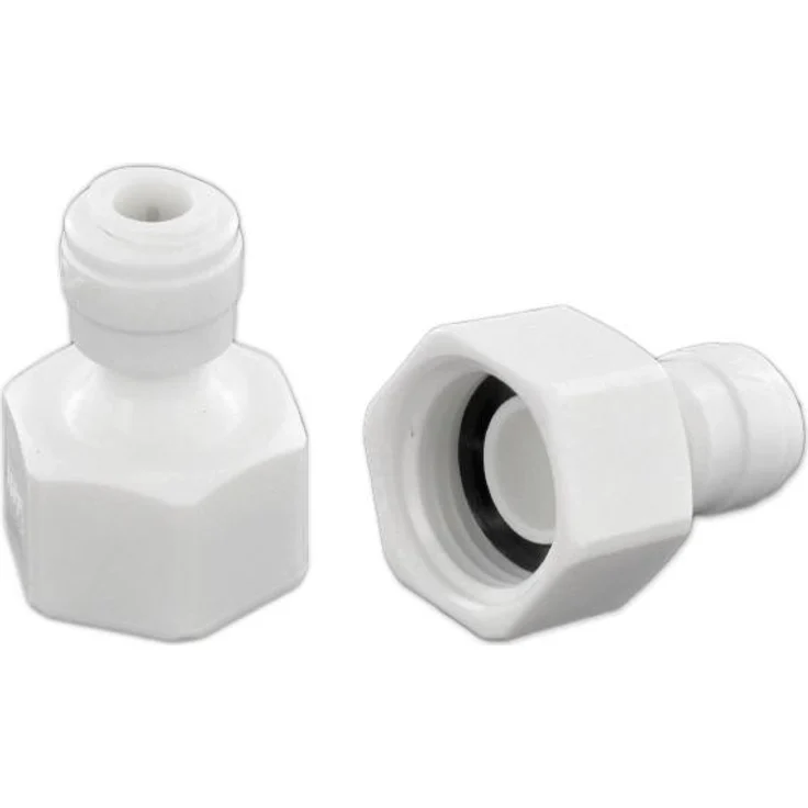 DMfit Adapter Anschluss 1/2" IG auf 1/4" Schlauch zum Stecken QC, inklusive Dichtungsring für 6,35 mm Schlauch
