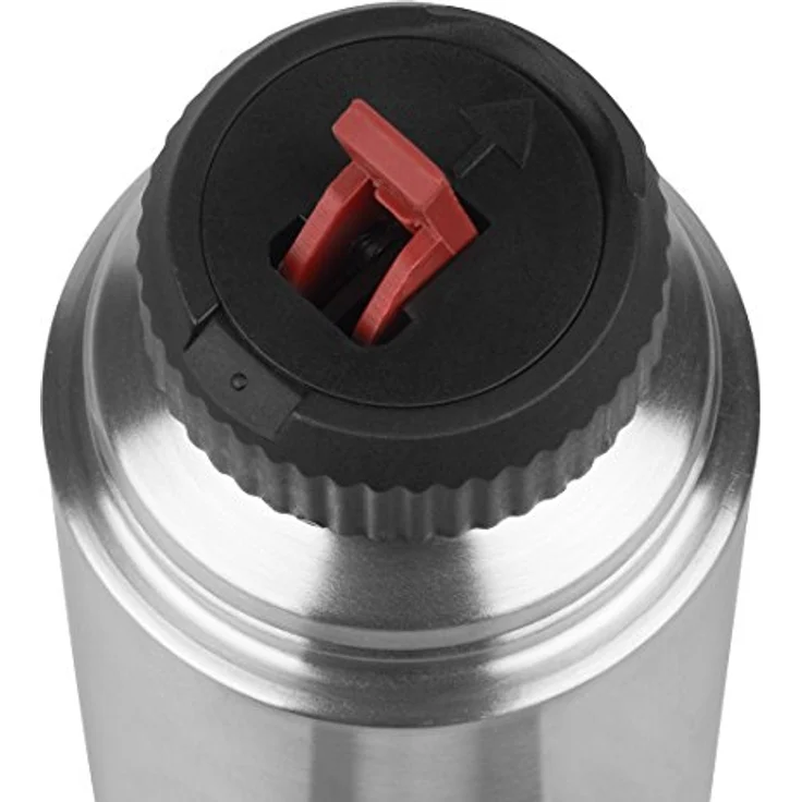 Emsa 618351600 Senator Isolierflasche, Thermosflasche, mobiler Kaffeebecher, 350ml, Thermobecher, Isolierbecher, Safe Loc Verschluss, edelstahl – Bild 5