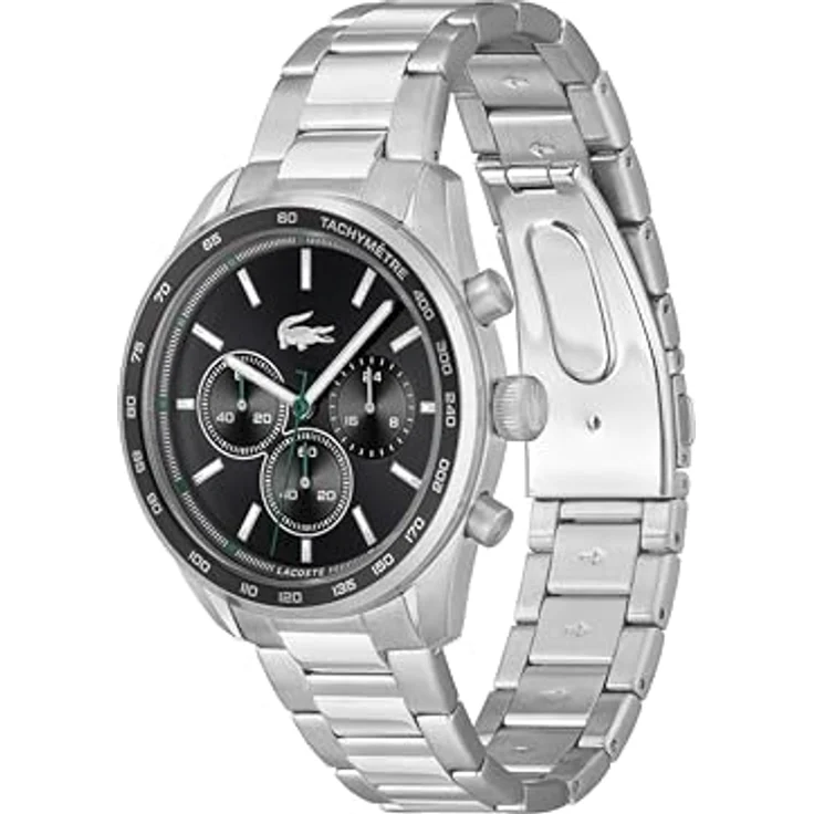 Lacoste Chronograph Quarz Uhr für Herren Kollektion BOSTON mit Edelstahlarmband Edelstahlarmband - 2011347 – Bild 2