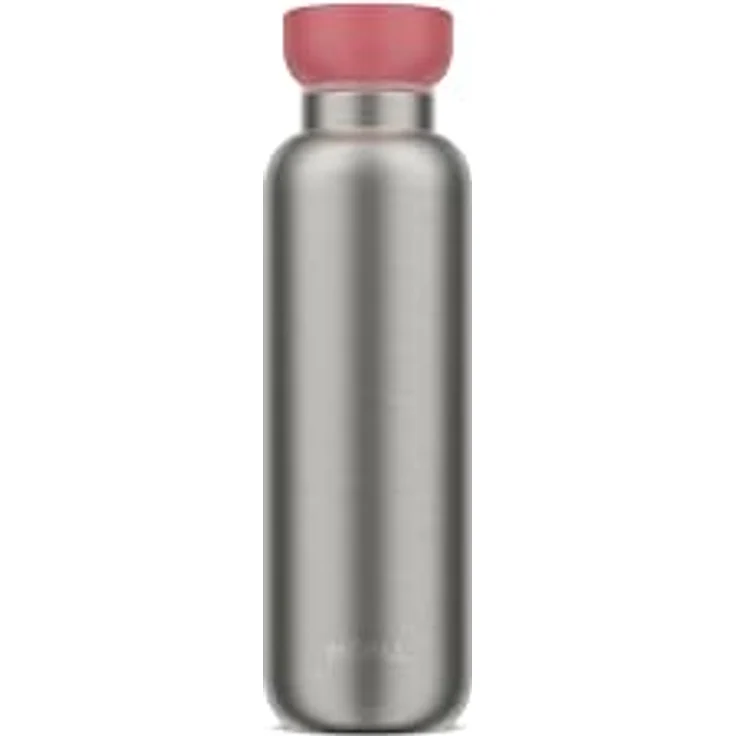 Mepal Isolierflasche Ellipse - Doppelwandige Thermo Wasserflasche - 12 Stunden heiß & 24 Stunden kalt - Edelstahl - 500 ml - Vivid mauve – Bild 1