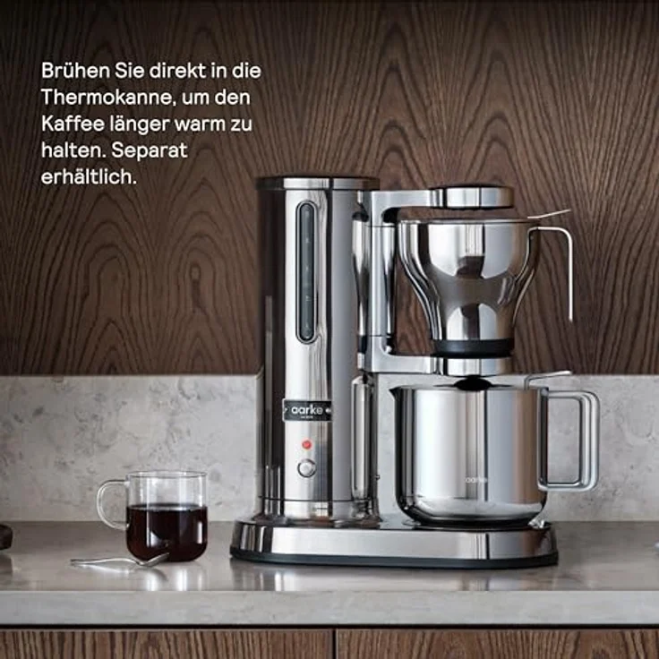 Aarke Coffee Maker, Filterkaffeemaschine von Aarke, Stainless Steel  – Bild 9