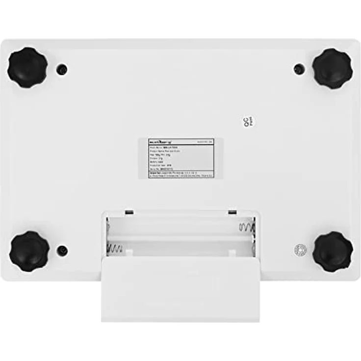 Steinberg Systems SBS-LW-7500A Feinwaage Präzisionswaage Digitalwaage (7500 g / 0,1 g, LCD Display, Edelstahl Wiegefläche 18x18 cm) – Bild 5