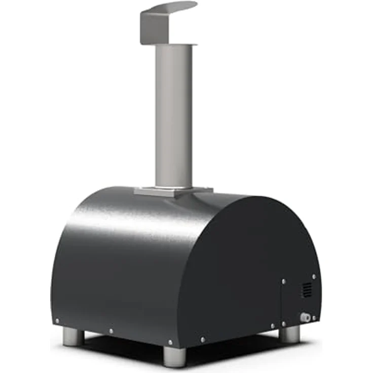 Alfa Forni Tragbarer Gas Pizzaofen MODERNO PORTABLE Schiefer Grau mit Heat Genius-Technologie, Made in Italy – Bild 6