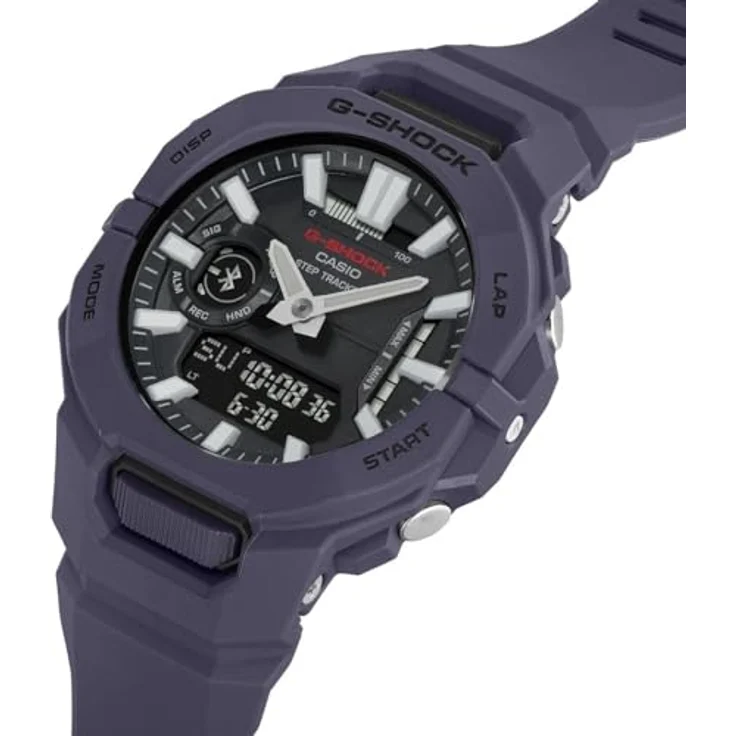Casio G-SHOCK GBA-950-2AER, Analog-Digital Armbanduhr mit Bluetooth, Stoppuhr, Countdown, 20 bar wasserdicht, violettes Gehäuse und Armband – Bild 2