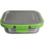 neuetischkultur Frischhaltedose 370 ml Glas mit Kunststoffdeckel - hitzebeständiges Borosilikatglas, dicht schließender Deckel, 370 ml, transparent