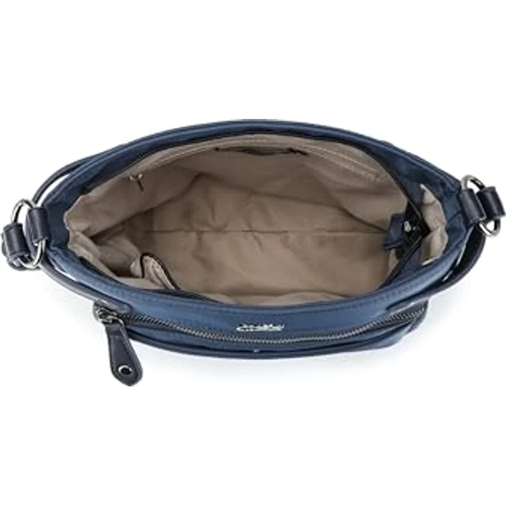 COLLEZIONE ALESSANDRO Umhängetasche Styler, hochwertige Nylontasche mit sicherem Reißverschluss, 29cm x 28cm x 13cm, Innenfächer zur Organisation – Bild 3