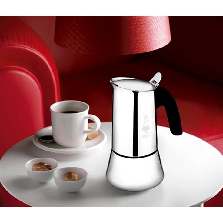 Bialetti Venus Espressokocher, Edelstahl, Silber, 10 Tassen – Bild 5
