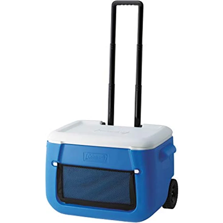 Coleman 50QT passive Kühlbox, Kunststoff, blau-weiß – Bild 2