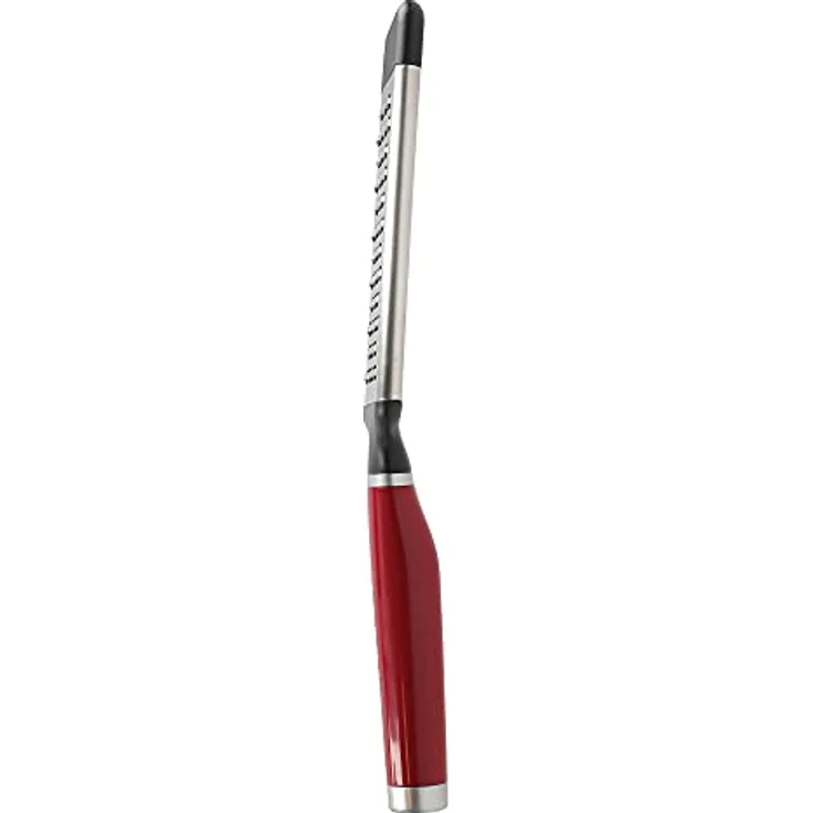 KitchenAid Käsereibe, 2-seitige Reibe aus geätztem Edelstahl mit mittelfeinen Reibelöchern –Empire Rot – Bild 2