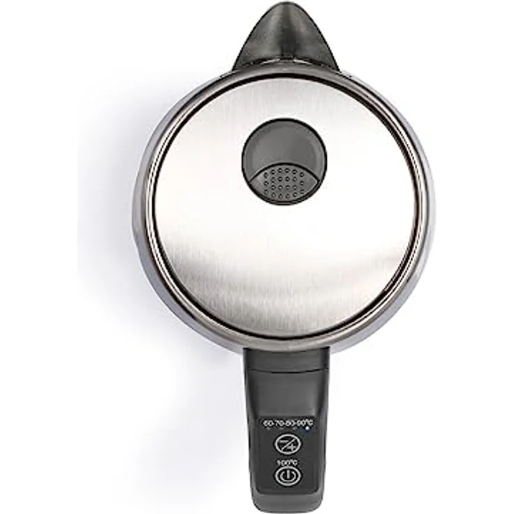 LIVOO DOD189 Wasserkocher mit Temperaturanzeige, 2200 Watt, 1,7 Liter, 360°-Basis, Temperatursteuerung 60°- 100°, Edelstahl – Bild 7