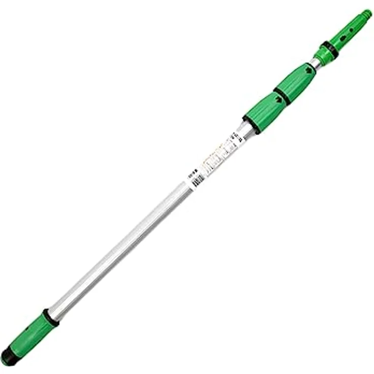 Unger Wintergarten Reinigungsset (inkl. Reinigungsmittel, Fensterwischer, Verlängerungsstange, Mikrofasertücher, streifenfreie Reinigung) AK130 – Bild 4