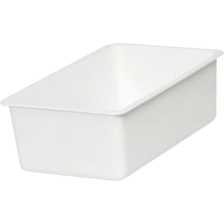 Rechberger Vorratsschale Kunststoff, weiß, Höhe: 80 mm, Länge: 260 mm, 2,5 l