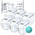 Aquafloow Wasserfilter kartuschen kompatibel mit BRITA Maxtra+, Style, Marella, Elemaris, XL, Fun - 6er Pack