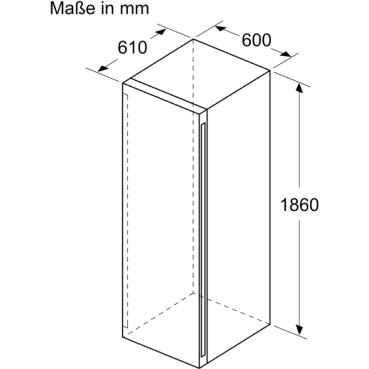 Siemens KW36KATGA Weinkühlschrank, freistehend, silber, 199 Flaschen, LED, Breite 60 cm, Energieklasse G – Bild 6