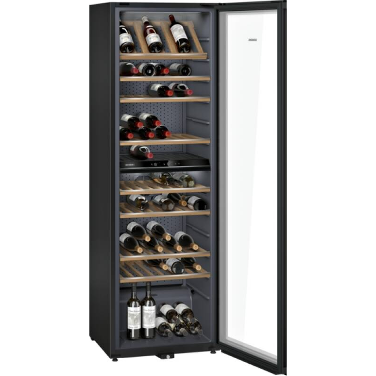 Siemens KW36KATGA Weinkühlschrank, freistehend, silber, 199 Flaschen, LED, Breite 60 cm, Energieklasse G – Bild 2