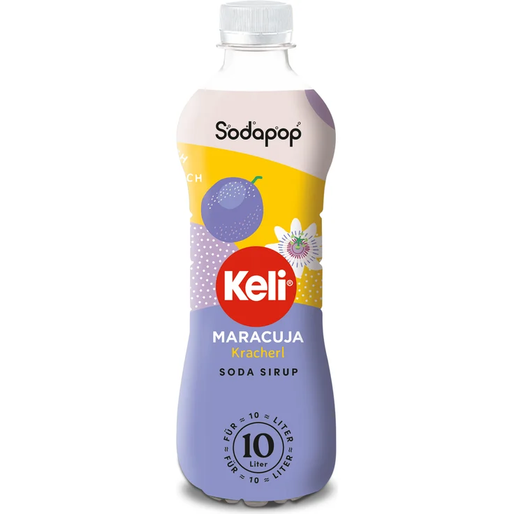 Keli Maracuja Sirup 500ml für 10 Liter – Bild 1