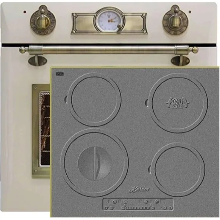 Kaiser Herdset - Elektro Einbau Backofen EH 6355 ElfEm 67L + KCT 6705 RI Herd Induktions Kochfeld 60 cm