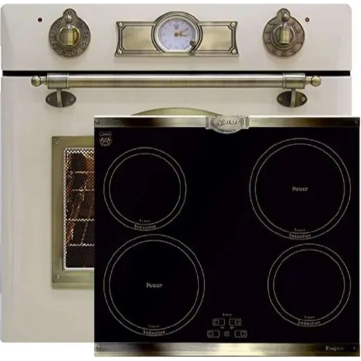 Kaiser Herdset - Elektro Einbau Backofen EH 6355 ElfEm 67L + KCT 6395 IEm Induktions Kochfeld 60 cm