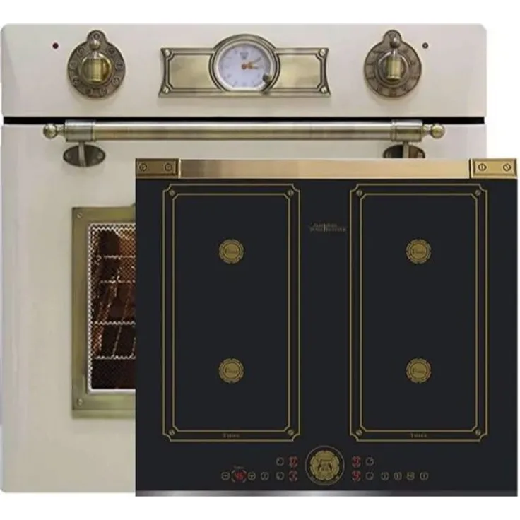 Kaiser Herdset - Elektro Einbau Backofen EH 6355 ElfEm 67L + KCT 6745 FI AD Induktions Kochfeld 60 cm