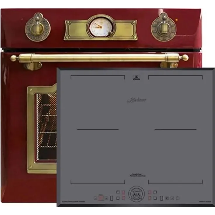 Kaiser Herdset - Elektro Einbau Backofen EH 6355 RotEm 67L + KCT 6730 FIG Induktions Kochfeld 60 cm