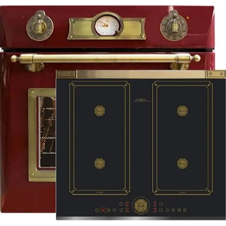 Kaiser Herdset - Elektro Einbau Backofen EH 6355 RotEm 67L + KCT 6745 AD Induktions Kochfeld 60 cm