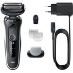 Braun Series 5 - 51-W1600s Herrenrasierer + BodyGroomer Aufsatz - schwarz & weiß