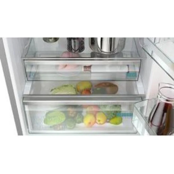 Siemens iQ500 KG49NAIBT Kühl-Gefrierkombination, freistehend, edelstahl, NoFrost, 0-Grad-Zone, Schnellgefrieren, Urlaubsschaltung, LED, Breite 70 cm, Energieklasse B – Bild 3