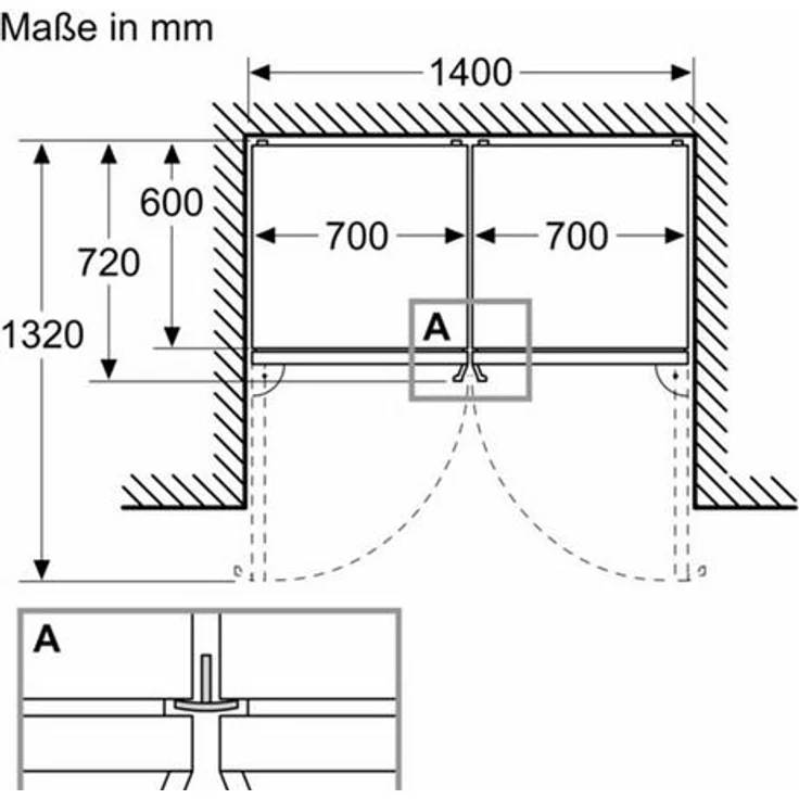 Siemens iQ500 KG49NAIBT Kühl-Gefrierkombination, freistehend, edelstahl, NoFrost, 0-Grad-Zone, Schnellgefrieren, Urlaubsschaltung, LED, Breite 70 cm, Energieklasse B – Bild 7