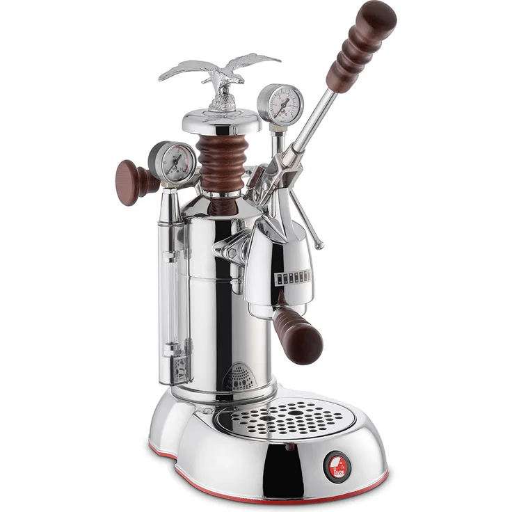 La Pavoni Esperto Abile Siebträgermaschine mit Holzgriffen