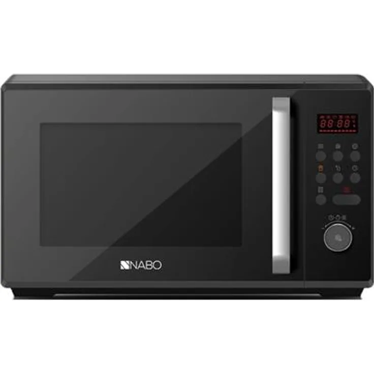 Nabo MWO 2900 Mikrowelle , Standgerät, Grill und Homefry-Funktion, 29 Liter Garraum, 1000 Watt, Auftauen, Schnellstart, schwarz