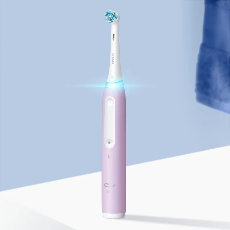 Oral-B iO Series 4 elektrische Zahnbürste mit Reiseetui Lavender – Bild 4