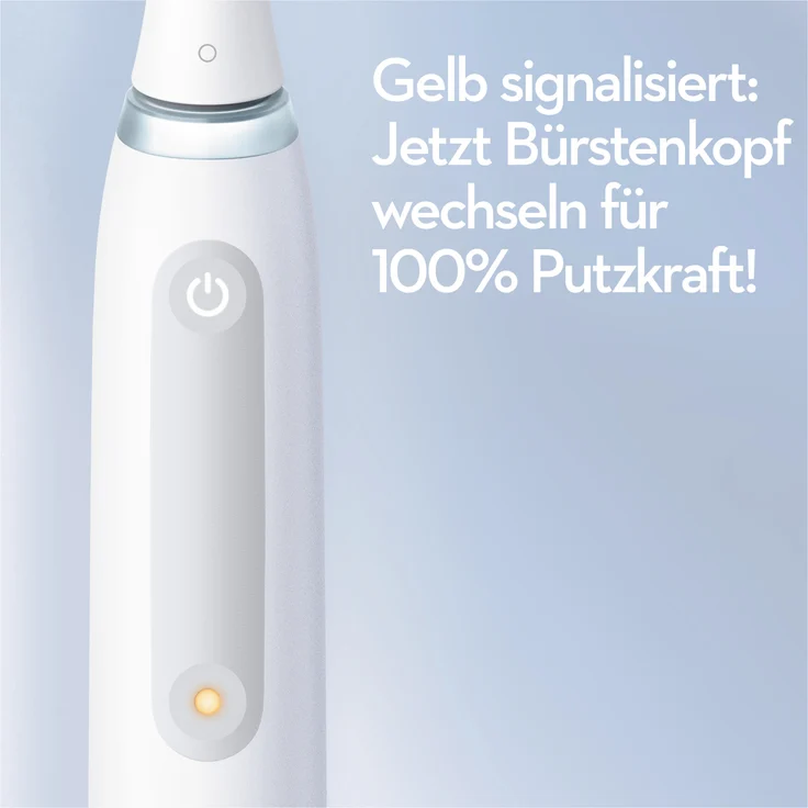 Oral-B iO Series 4 elektrische Zahnbürste mit Reiseetui Quite White – Bild 3