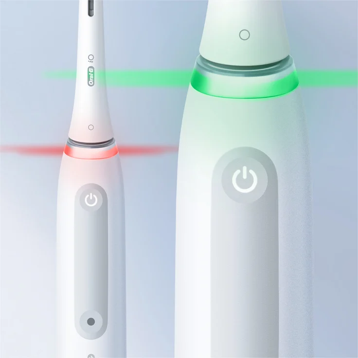 Oral-B iO Series 4 elektrische Zahnbürste mit Reiseetui Quite White – Bild 5
