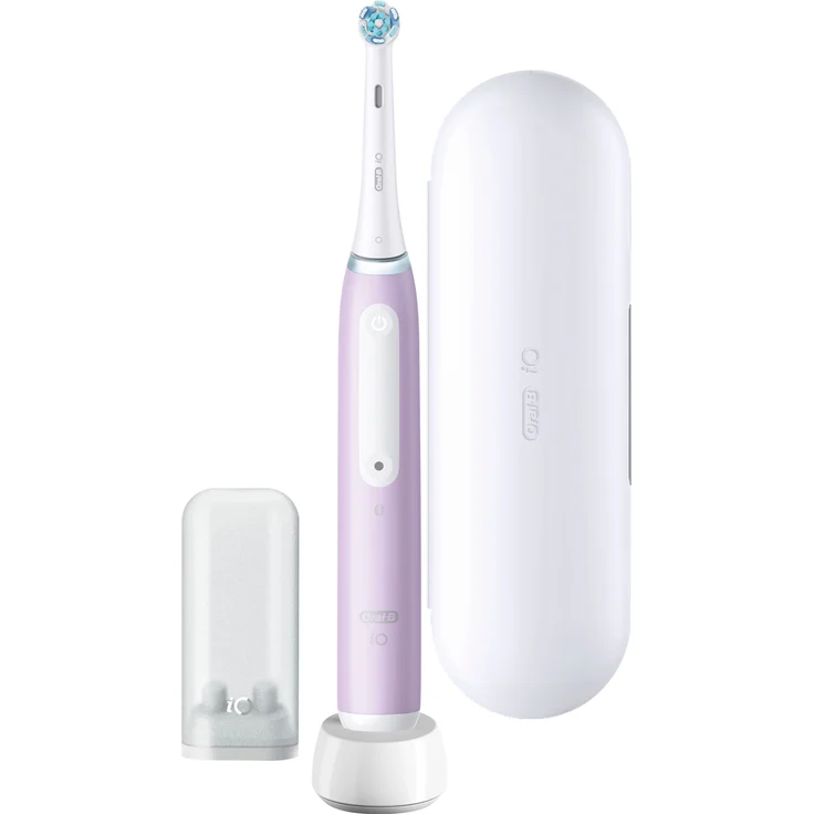 Oral-B iO Series 4 elektrische Zahnbürste mit Reiseetui Lavender – Bild 1