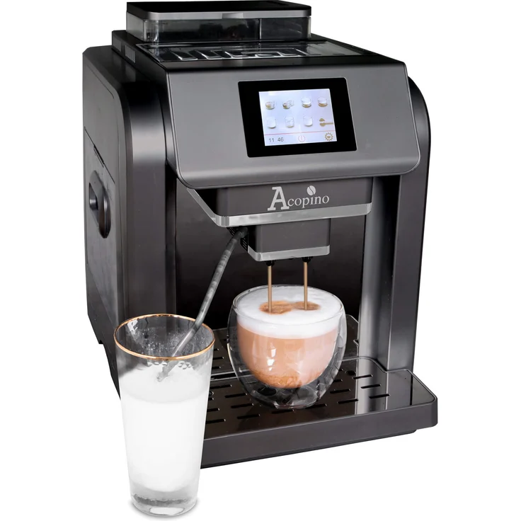 Acopino Monza Kaffeevollautomat mit One Touch Funktion, anthrazit – Bild 1
