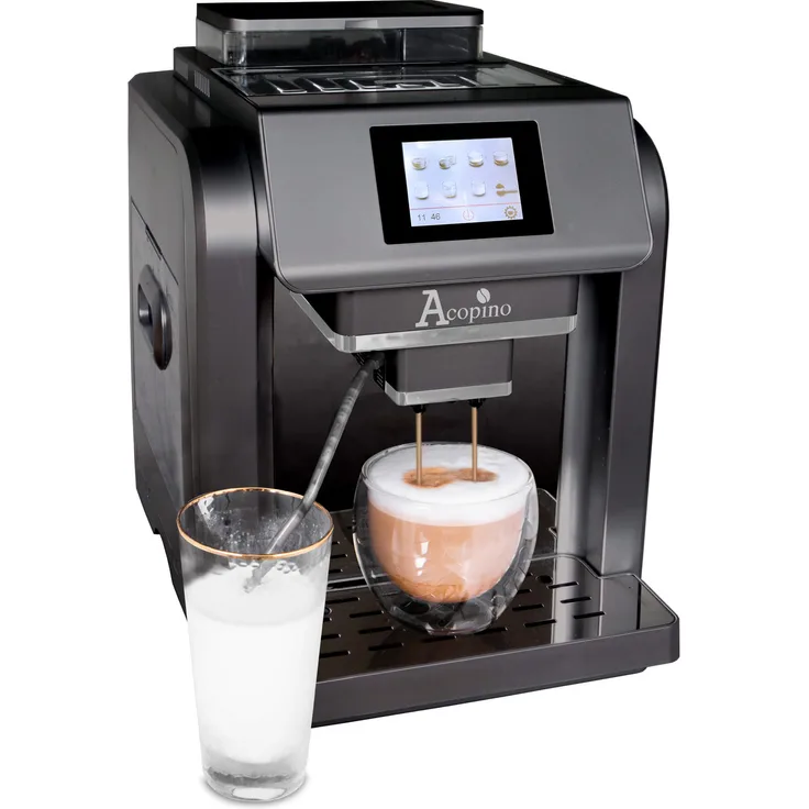 Acopino Monza Kaffeevollautomat mit One Touch Funktion, anthrazit