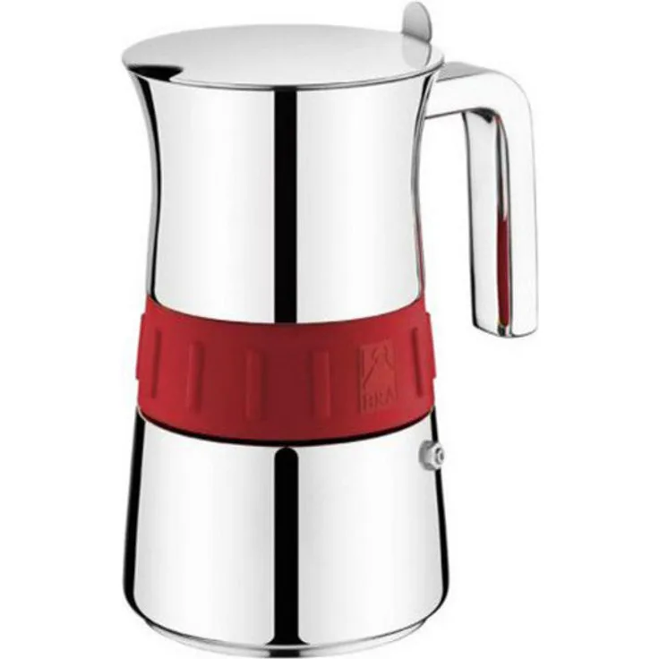 Italienische Kaffeemaschine BRA A170566 (4 kopper) Edelstahl